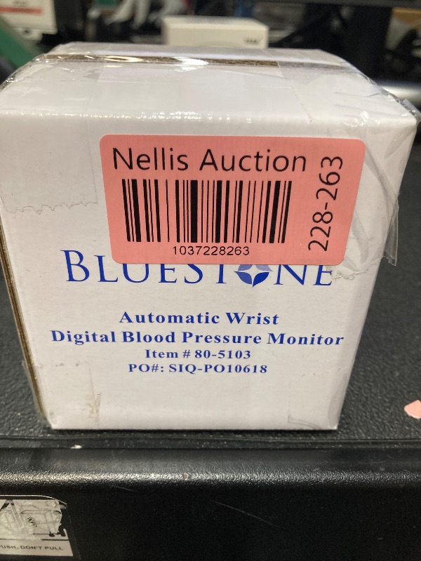 Photo 1 of Digital Premium Wrist Blood Pressure Monitor with Automatic Wrist Cuff that Displays Blood Pressure, Pulse Rate and Irregular Heartbeat, Stores up to 120 Readings (Pack of 1)