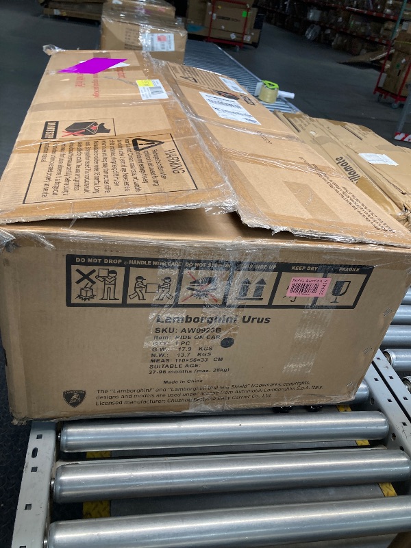 Photo 1 of Lamborghini 12 V Powered Ride on Cars, Remote Control, Battery Powered, black