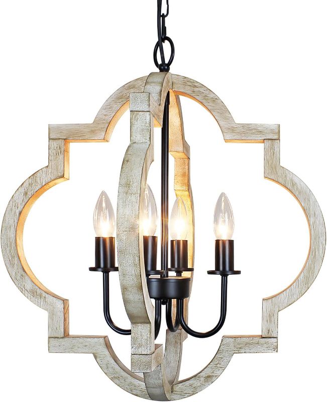Photo 1 of Dfxinyuan Lighting LED Pendant lamp, 30Inch 6-Lights Ceiling Chandelier Modern Indoor Chandelier 3000k/4000k/6000k Near Chandelier