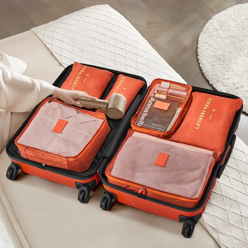 Photo 1 of  Luggage  Organize Bags Lightweight Orange