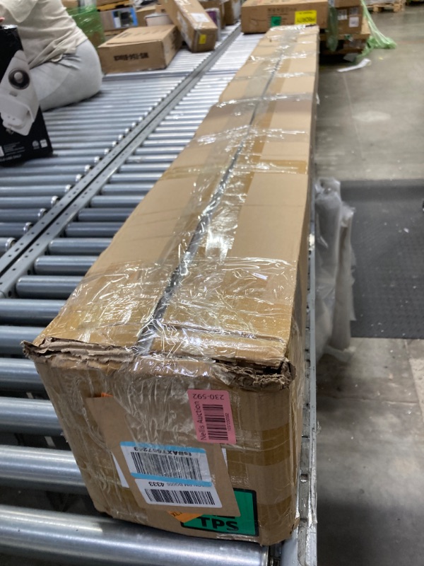 Photo 1 of Wall Room Divider, Storage Cabinet Storage Display with Shelves, Modern Freestanding Wood Room Divider Screen, Wall Privacy Screens for Home Office Decorative (White,31.5" L x 9.5" W x 79.5" H)