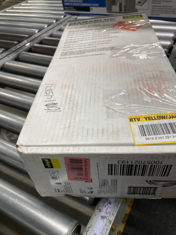 Photo 1 of Viega 50250 1/2-Inch PureFlow Zero Lead Poly Alloy PEX Crimp Manabloc With 18 Ports - 10 Cold 8 Hot