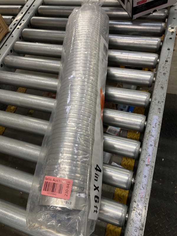 Photo 2 of Everbilt 4 in. x 6 ft. Heavy Duty Aluminum Duct with Collars