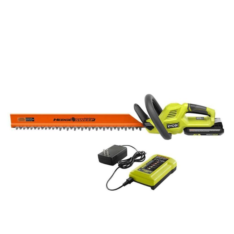 Photo 1 of 
40V 24 in. Cordless Battery Hedge Trimmer with 2.0 Ah Battery and Charger