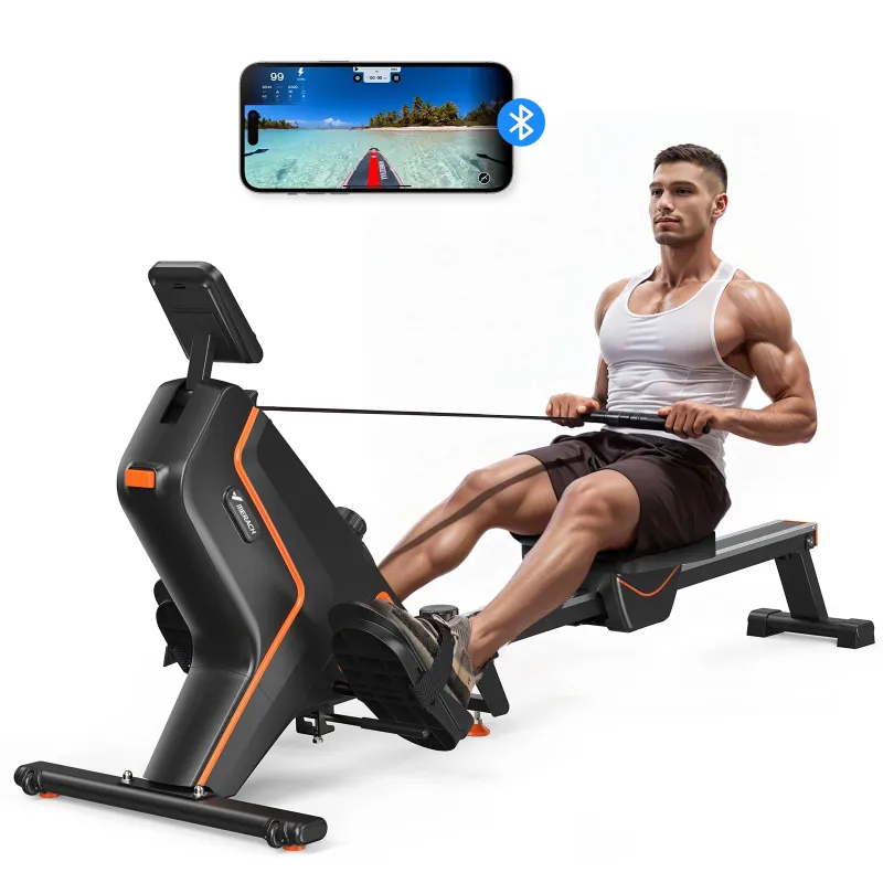Photo 1 of **see notes**
MERACH Foldable Magnetic Rowing Machine 350lbs Weight Capacity, 16 Levels Resistance Quiet Rower with Bluetooth for Home Workout