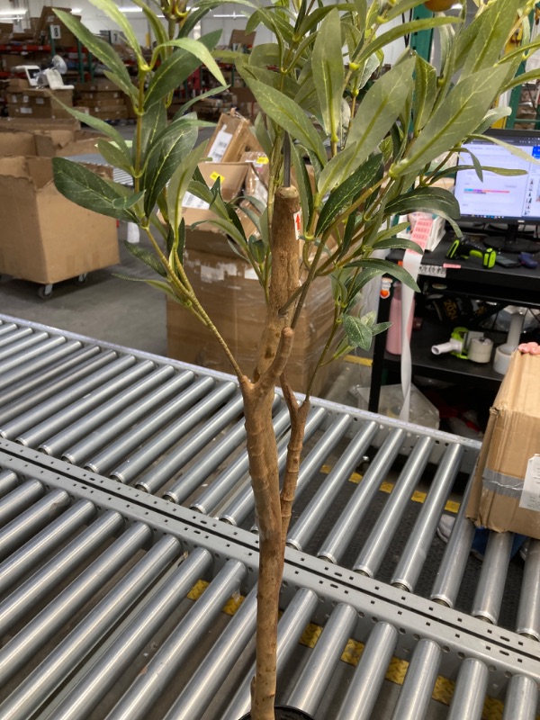 Photo 1 of ***missing top part of tree*** Olive Trees Artificial Indoor, Artificial Olive Plants, Tall Faux Olive Tree, Fake Silk Tree in Pot with Olive Branch & Fruit, Home Office Modern Decor(4 FT)
Brand: MeuNic
