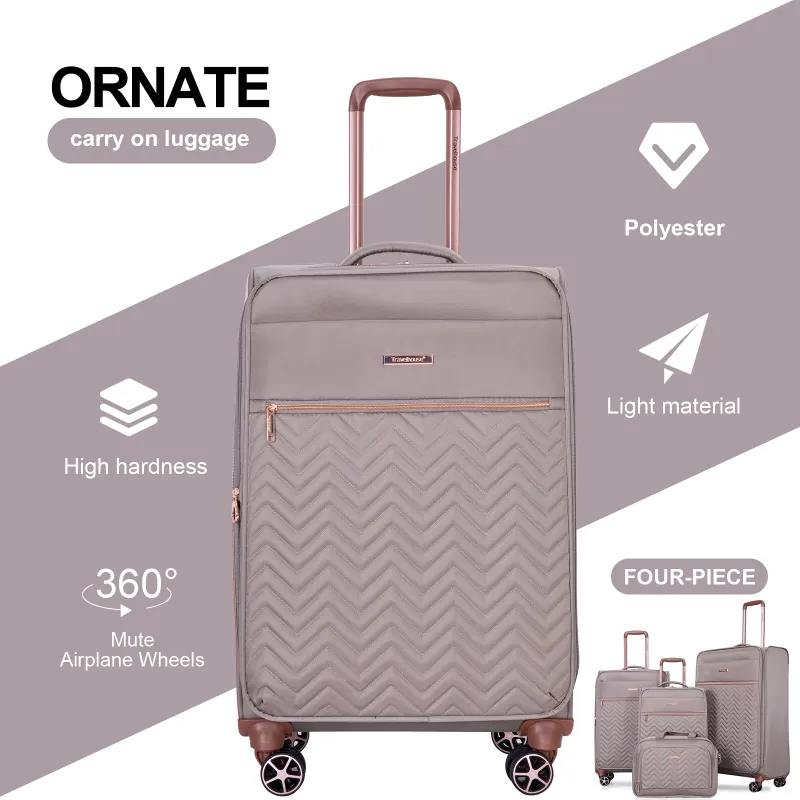 Photo 1 of  Luggage Set Softside Expandable Lightweight Suitcase with