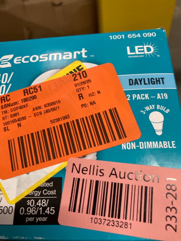 Photo 2 of 40/60/100-Watt Equivalent A19 Energy Star 3-Way LED Light Bulb Daylight (2-Pack)