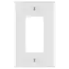Photo 1 of -Gang White Decora/Rocker Nylon Midway/Midsize Wall Plate (4-Pack) PJ26-H4W