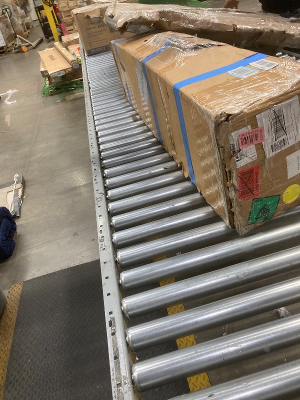 Photo 1 of MELIPRON Adjustable Ladder Roof Rack with Rear Roller Fit for Chevy Express Ford GMC Savana Full-Size Cargo Van with Rain Gutter