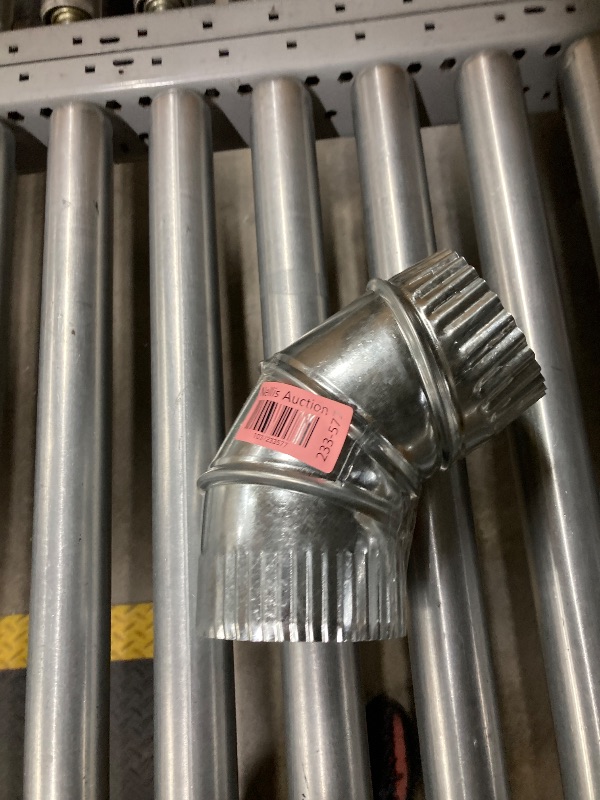 Photo 1 of 4 in. 26-Gauge 90-Degree Adjustable Elbow