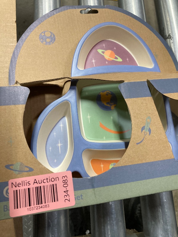Photo 1 of ***ONLY THE PLATE***Monbebe 5 Piece Bamboo Mealtime Set Rocket