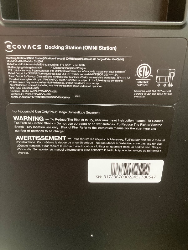 Photo 1 of ECOVACS DEEBOT T30S Combo Robot Vacuum and Mop, All-in-One Cleaning Hub, 11000Pa, ZeroTangle Technology, TruEdge Adaptive Edge Mopping, Dual Self-Emptying, Hot Water Mop Washing, Auto-Mop Lifting