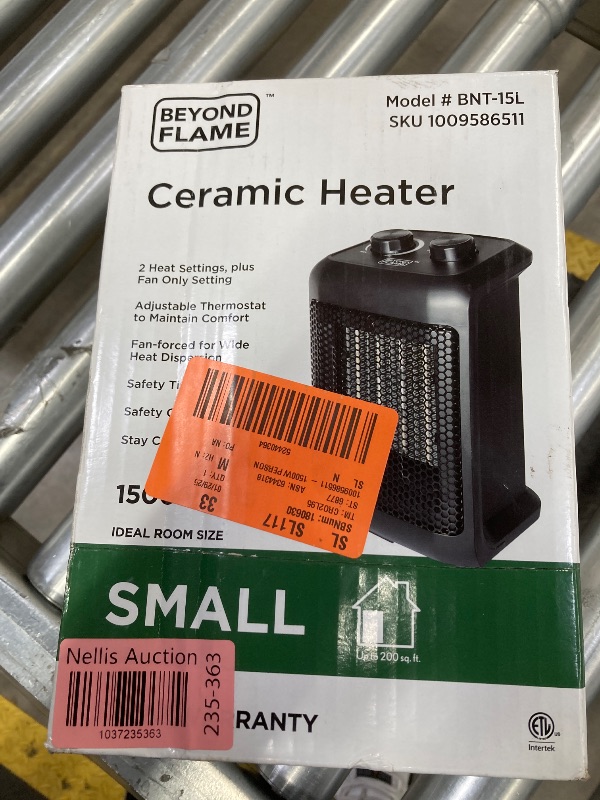 Photo 2 of 1500-Watt Electric Personal Ceramic Space Heater