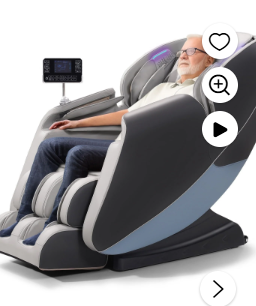 Photo 1 of Advanabd Massage Chair, Full Body Zero Gravity Shiatsu 4D Recliner with Heated Bluetooth Foot Roller, Beige
