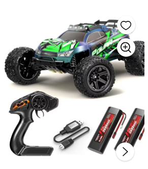 Photo 1 of 1:8 All Terrain High Speed Off Road Large RC Car, 45KM/H Outdoor Racing Drifting Electric Truck, 2.4Ghz Remote Control, LED Light, 2 Rechargeable 2600mAh Batteries, Birthday Christmas New Year Gift
