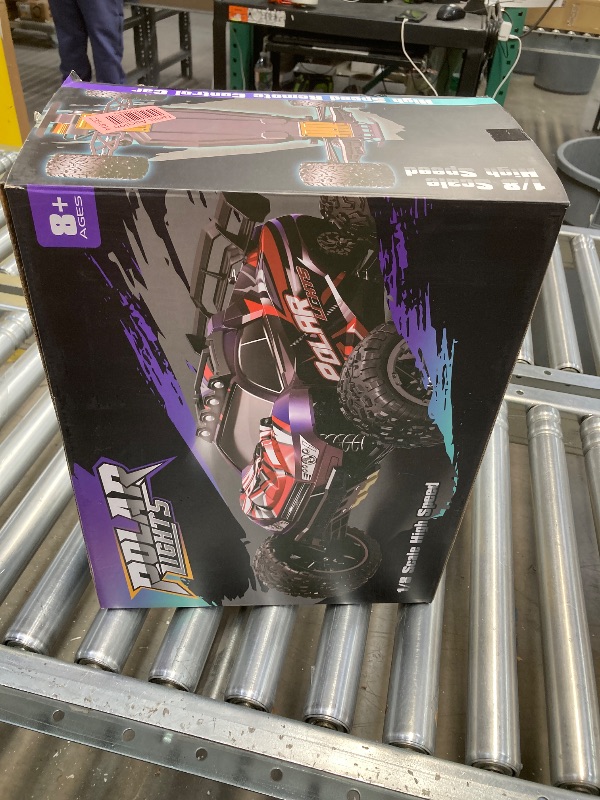 Photo 1 of 1:8 All Terrain High Speed Off Road Large RC Car, 45KM/H Outdoor Racing Drifting Electric Truck, 2.4Ghz Remote Control, LED Light, 2 Rechargeable 2600mAh Batteries, Birthday Christmas New Year Gift
