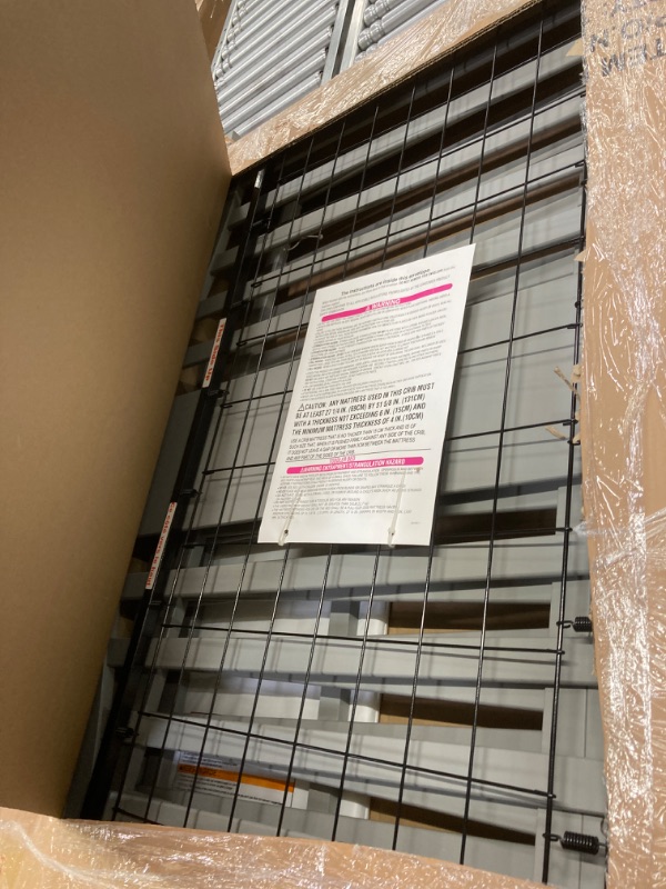 Photo 1 of Graco Solano 4-in-1 Convertible Crib and Changer with Drawer (Pebble Gray) – Crib and Changing -Table Combo with Drawer, Includes Changing Pad, Converts to Toddler Bed, Daybed and Full-Size Bed **PARTIAL SET