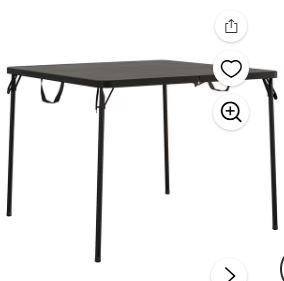 Photo 1 of Black Folding Table 
