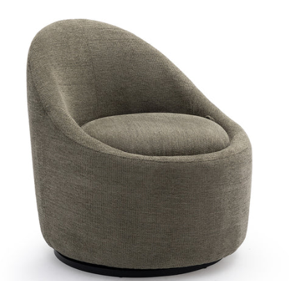 Photo 1 of ***RIP ON SIDE***   Colamy Chenille Fabric 360° Swivel Accent Chair Model.W188

