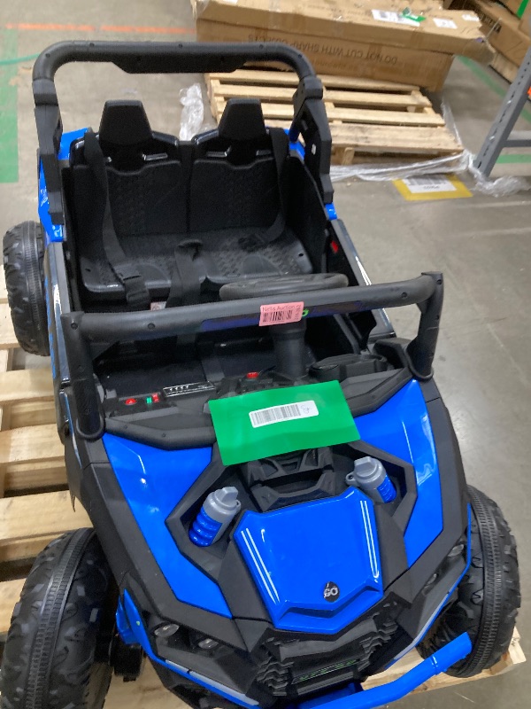 Photo 2 of 24V Kids Ride On Car UTV,7Ah Remote Control Ride On Toys Off-Road Electric Car for 3-8 Years,Blue