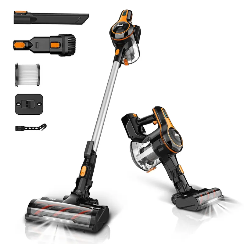 Photo 1 of ****DOES NOT CHARGE/PARTS ONLY****INSE Cordless Vacuum Cleaner,25Kpa Powerful Stick Vacuum,6-in-1 Rechargeable Vacuum with 2500mAh Battery Up to 45mins Runtime,300W Brushless Motor Cordless Vacuum for Pet Hair Hard Floor Carpet