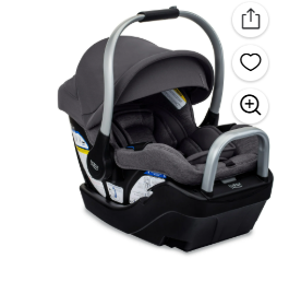 Photo 1 of Britax Cypress Infant Car Seat with Alpine Base, Ponte Stone