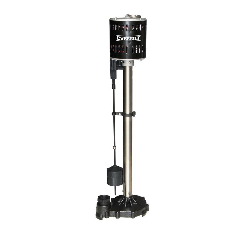 Photo 1 of 1/2 HP Stainless Steel and Cast Iron Pedestal Sump Pump