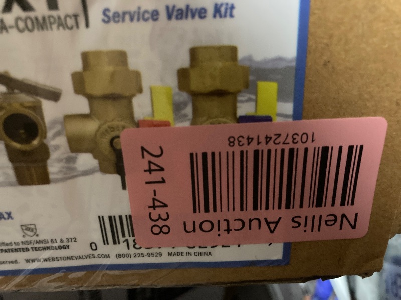 Photo 1 of Tankless Water Heater Isolation Valve Set, 3/4" NPT, for Quick Installation and Easy Maintenance