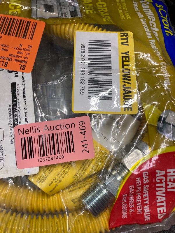 Photo 2 of 1/2 in. MIP x 1/2 in. MIP x 60 in. Gas Connector (5/8 in. OD) w/Safety+Plus2 Thermal Excess Flow Valve (107,000 BTU)