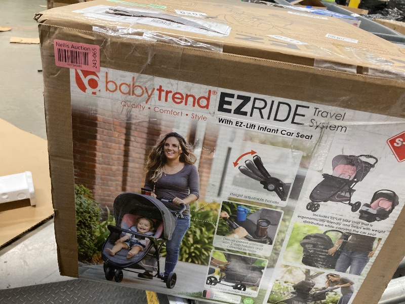 Photo 1 of Baby Trend EZ Ride Stroller Travel System with EZ-Lift™ Infant Car Seat, Flamingo Pink