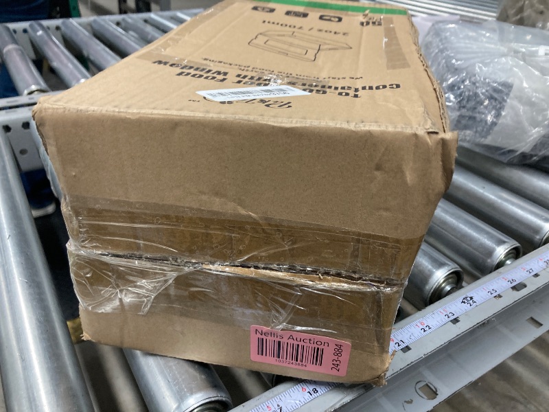 Photo 1 of PakTalk To Go Containers 24oz Kraft Paper Food Containers with Window Take Out Boxes (50Pack, Rectangular)