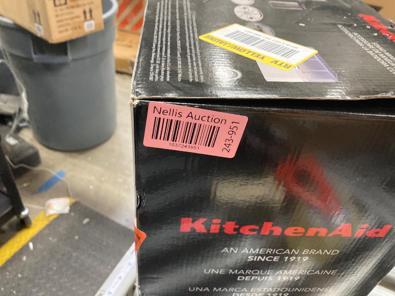 Photo 1 of KitchenAid KSM2FPA Food Processor Attachment, Dicing Kit, Silver