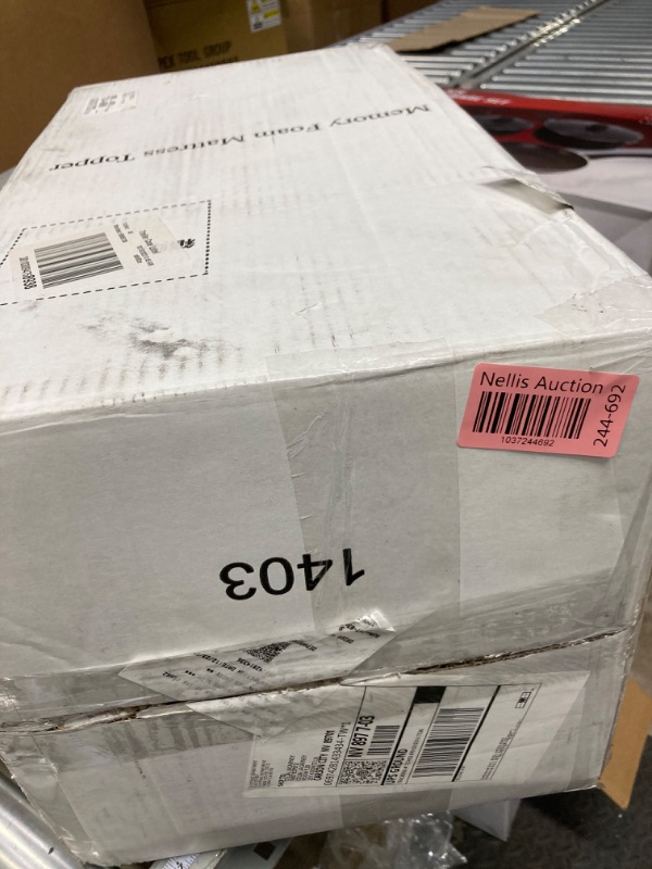 Photo 1 of MERITLIFE 3 Inch Memory Foam Mattress Topper,Cool Gel Infused Foam Bed Topper Mattress Pad,CertiPUR-US Certified,Relieve Back Pain & Pressure Relief,Removable Soft Cover,10 Year Warranty,Queen SIze
