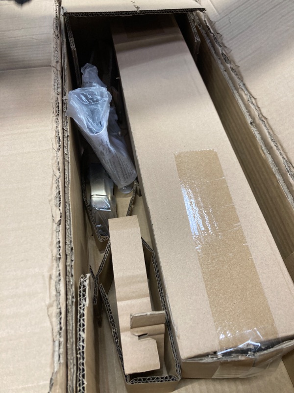 Photo 1 of Brinley 24" 3 Light Vanity Light with Clear Glass in Brushed Nickel