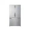 Photo 1 of 20.3 cu. ft. Counter Depth 3 Door Bottom Freezer Refrigerator in Stainless Steel with E-Star and Icemaker


