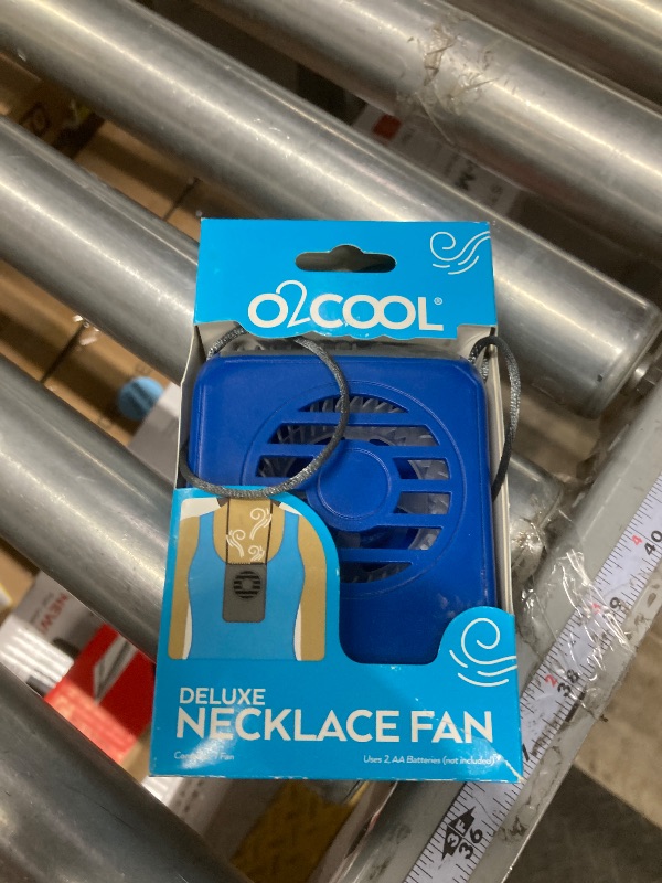 Photo 1 of 02Cool Deluxe Personal Necklace Fan - Blue