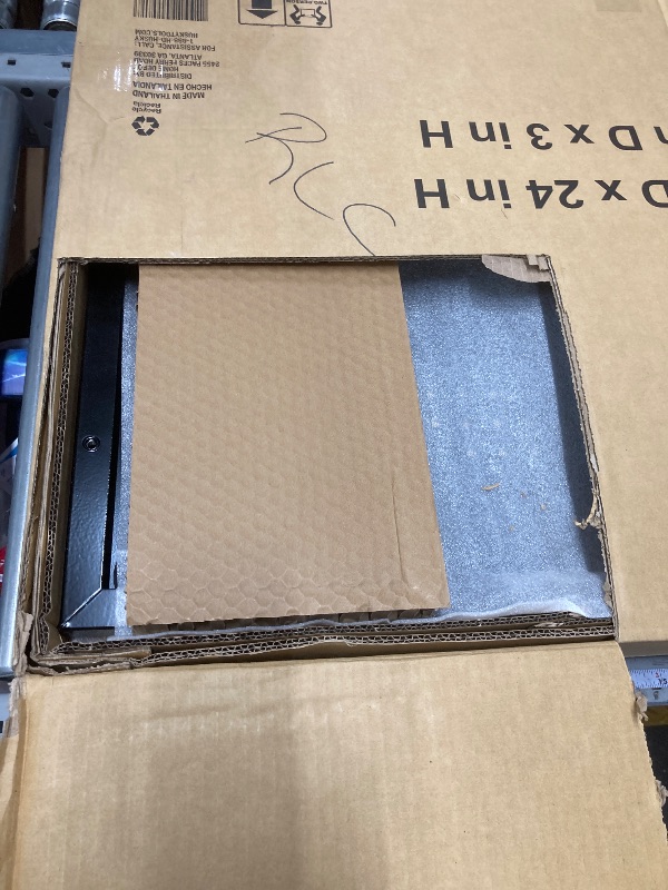 Photo 1 of Husky Modular 52 in. W Standard Duty Black Pegboard Attachment H52PEGMOD