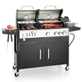 Photo 1 of ***parts only, missing pieces majority are there*** Summit Living 3-Burner Gas and Charcoal Grill with Side Burner and 686 sq. in. Cooking Surface
