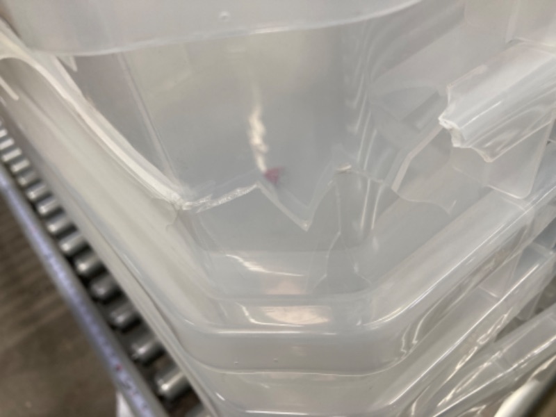 Photo 1 of 5 piece- Sterilite 116 Qt. 110L