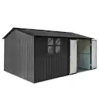 Photo 2 of ***PARTS ONLY***
home depot garden shed 10 x 12 black window