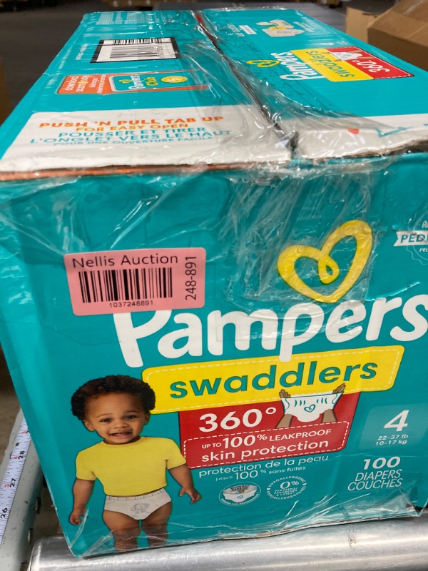 Photo 4 of ==1 package is open===Pampers Swaddlers 360 Pull-on Diapers, 100CT Size 4