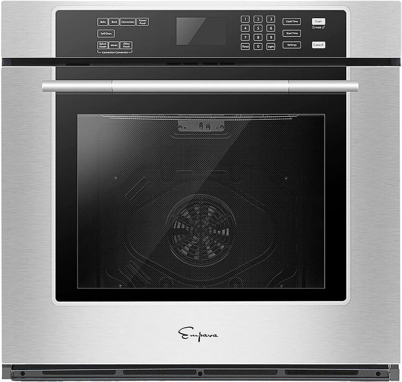 Photo 1 of *** MISSING THE RACKS****Empava 30 in. Electric Self-cleaning Convection Fan Single Wall Oven, 30 Inch 
