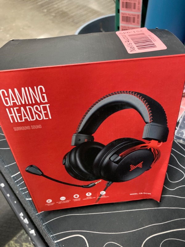 Photo 1 of DEEBOX Gaming Headset for PC, PS5, PS4, Xbox, Gaming Headphone with Detachable Noise Canceling Mic, Wired Gaming Headsets 3.5mm for PC, Laptop, Mac & Nintendo NES Games