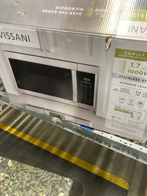 Photo 4 of 1.7 cu. ft. 1000-Watt Over the Range Microwave in Stainless Steel