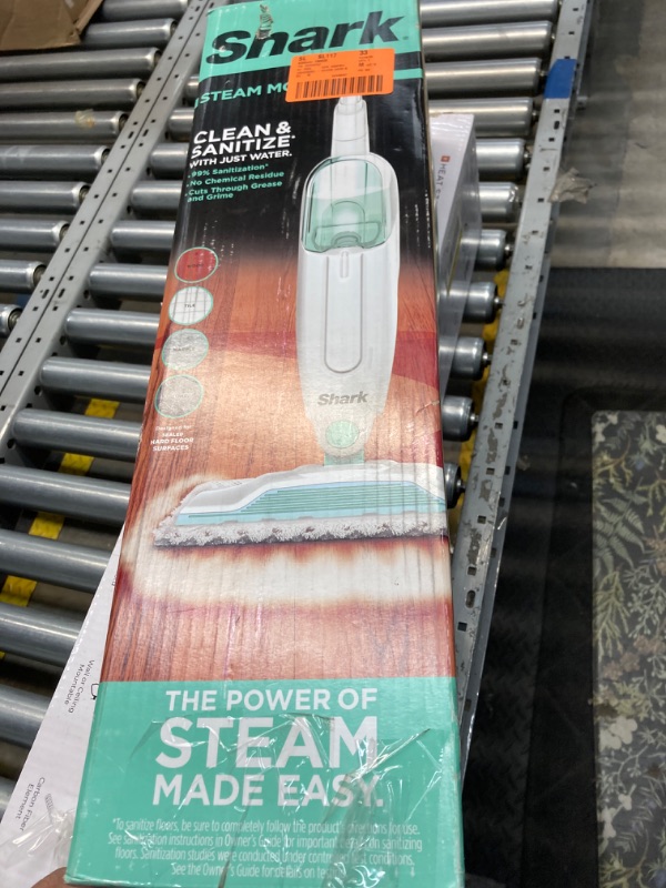 Photo 1 of Corded Steam Mop for Hard Floor Surfaces, Tile, Stone, Laminate in Blue with XL Removable Water Tank