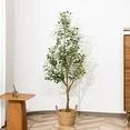 Photo 1 of Artificial Plant, 5ft Fake Olive Tree, Pre Potted Faux Greenry Plant for Home Decor Office House Living Room Indoor Outdoor, Big Fake Plants Fake House Plants
**damaged see notes 