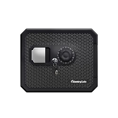 Photo 1 of 0.81 Cu. Ft. Waterproof & Fireproof Safe for Home with Combination Dial and Override Keys