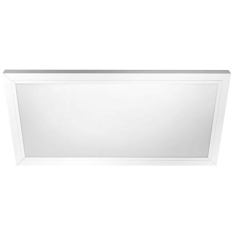 Photo 1 of 1 Ft. X 2 Ft. 2000 Lumens Dimmable White Integrated LED Flat Panel Ceiling Flush Mount Fixture with Selectable 5CCT
