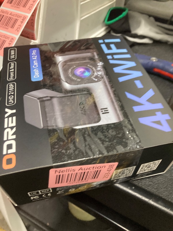 Photo 4 of **see notes**
REDTIGER A4 Dash Cam 4K, Dash Cam Front and Rear with 5.8G WiFi & GPS, Touch Screen, Super Night Vision, G-Sensor, Voice Control, 24H Parking Mode, Free 64GB Card
